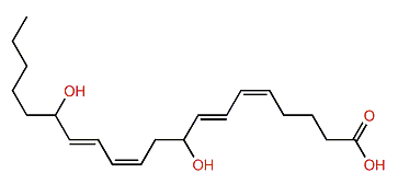 (5Z,7E,11Z,13E)-9,15-Dihydroxy-5,7,11,13-eicosatetraenoic acid